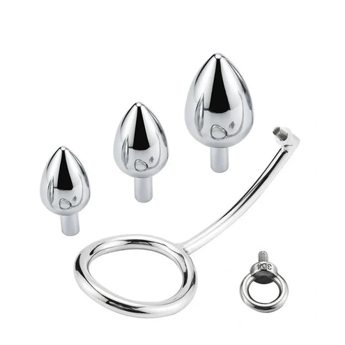 Hook Ring Anal 4663 Stainless Set Cock Steel DiscreetChoice with 0303